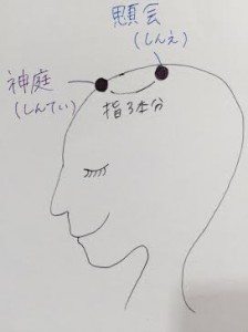 頭のツボ２
